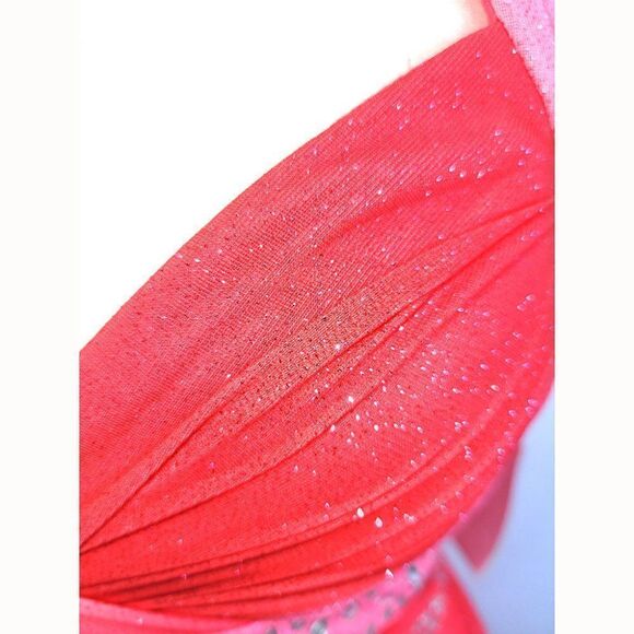 Trixxi gradient pink high low bling party dress NWT - Picture 4 of 5